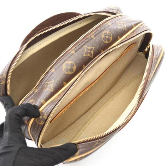 LOUIS VUITTON Brown Monogram Leather Shoulder Bag - Picture 3 of 11